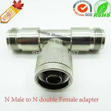 Радиочастотный коаксиальный разъем n Тип адаптера n штекер 2 n гнездо тройной 3 Way T разъем