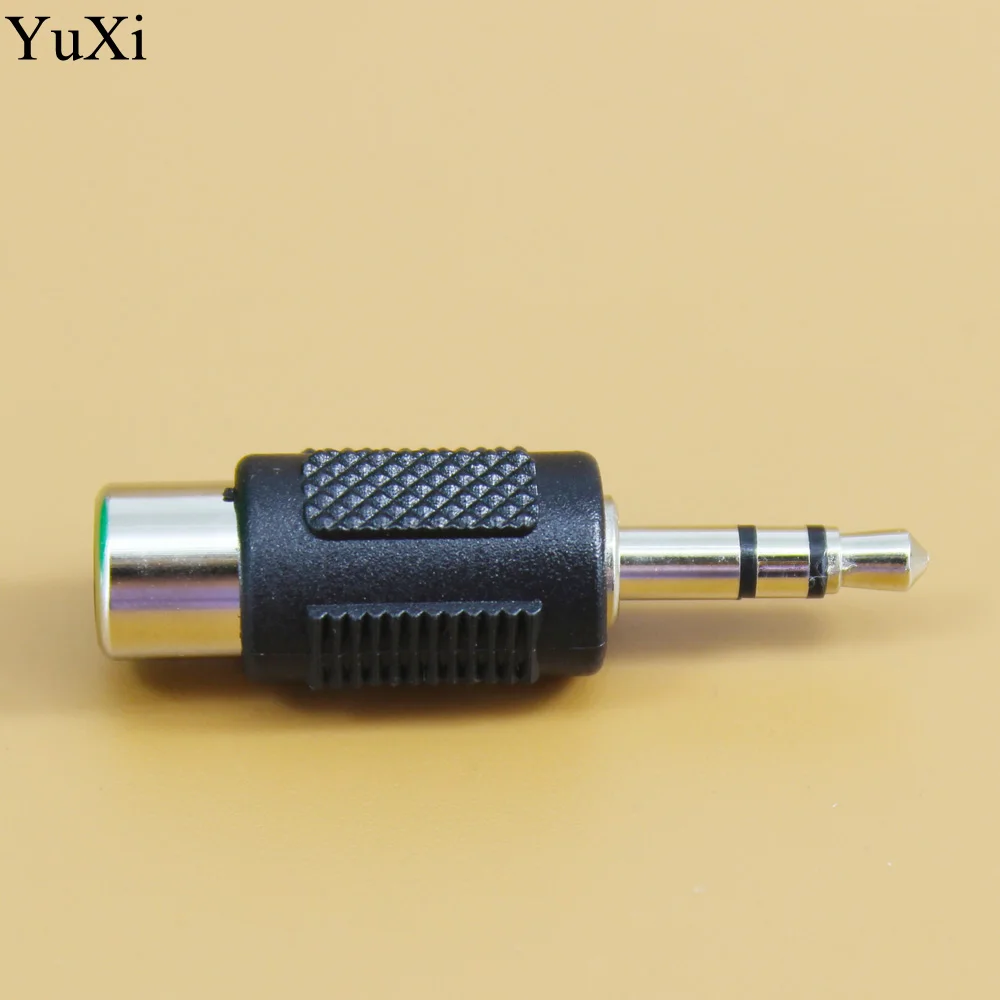 YuXi 3 5 мм моно/стерео 2/3 полюсов штекер RCA гнездо Аудио Адаптер
