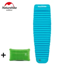 Naturehike ТПУ надувной матрас Мумия вручную пресс туристические коврики Сверхлегкий Кемпинг коврик палатка надувная подушка наружная подушка