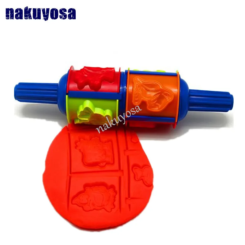 Plastic clay mold tool children non toxic color clay 3 year old hand