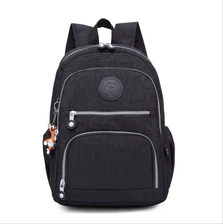 Высококачественные школьные сумки для девочек и мальчиков, школьный рюкзак большой вместимости, ортопедический рюкзак, легкая школьная сумка, Mochila Escolar - Цвет: black