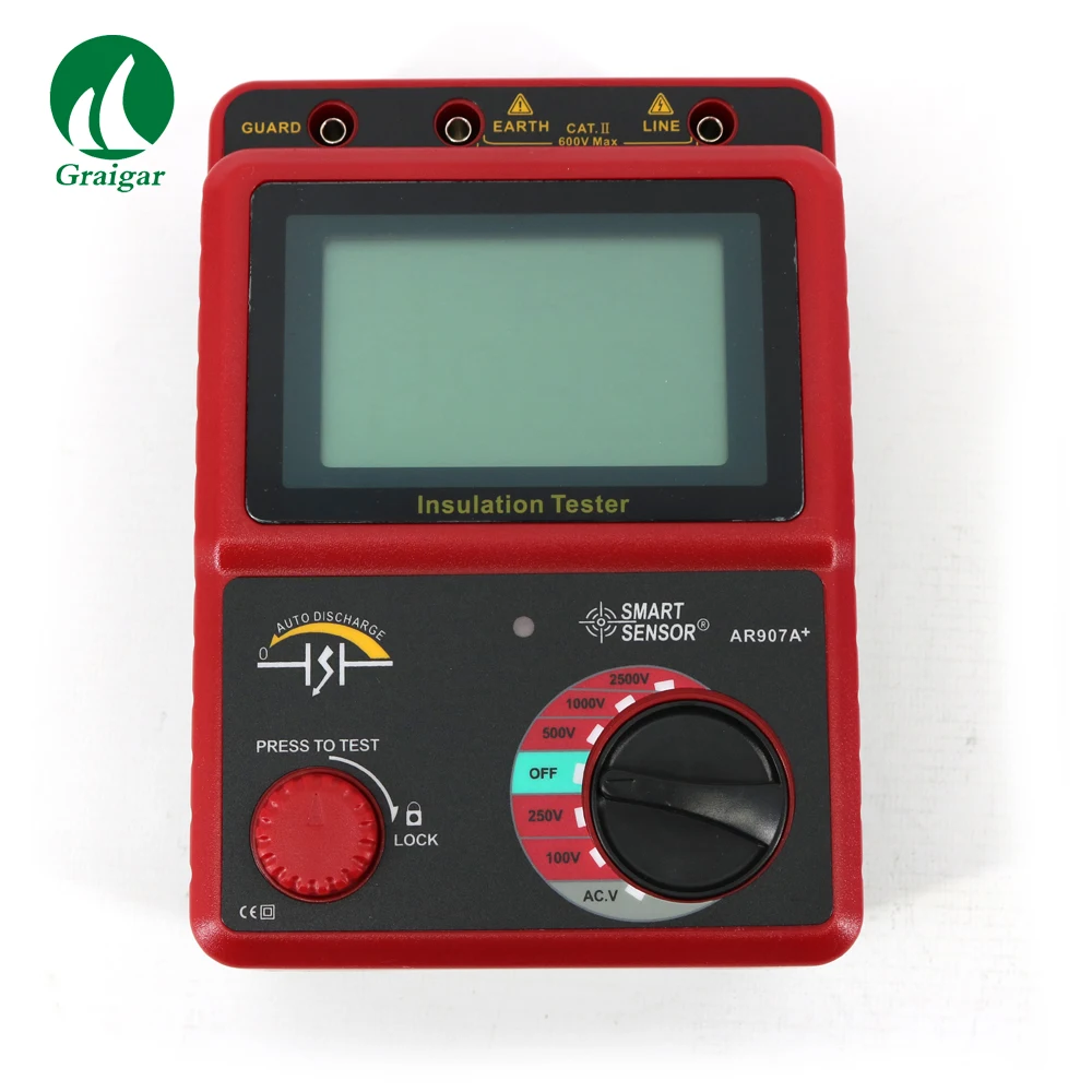 

Smart Sensor Insulation Tester AR907A+ Storage Temperature -20~70C