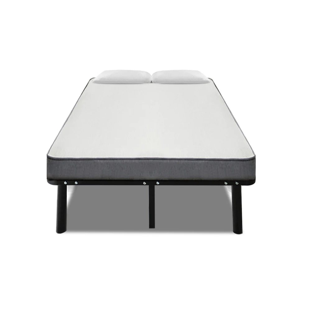 Wooden Bed Slat and Metal Iron Stand Twin Size Iron Bed Black Dropshipping Wooden Bed Slat and Metal Iron Stand Twin Size Iron Bed Black Dropshipping