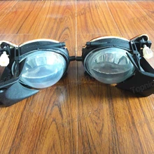 Пара автомобилей спереди вождения Противотуманные фары лампы Корпус прозрачные линзы для BMW 5 серии E39 2001-2003