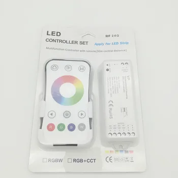 

VP 2.4G wireless RGBW/RGB/CCT/Dimming 4CH DC12-24V 12A 4 in 1 Smart led strip light controller R8-1 RGB/RGBW remote