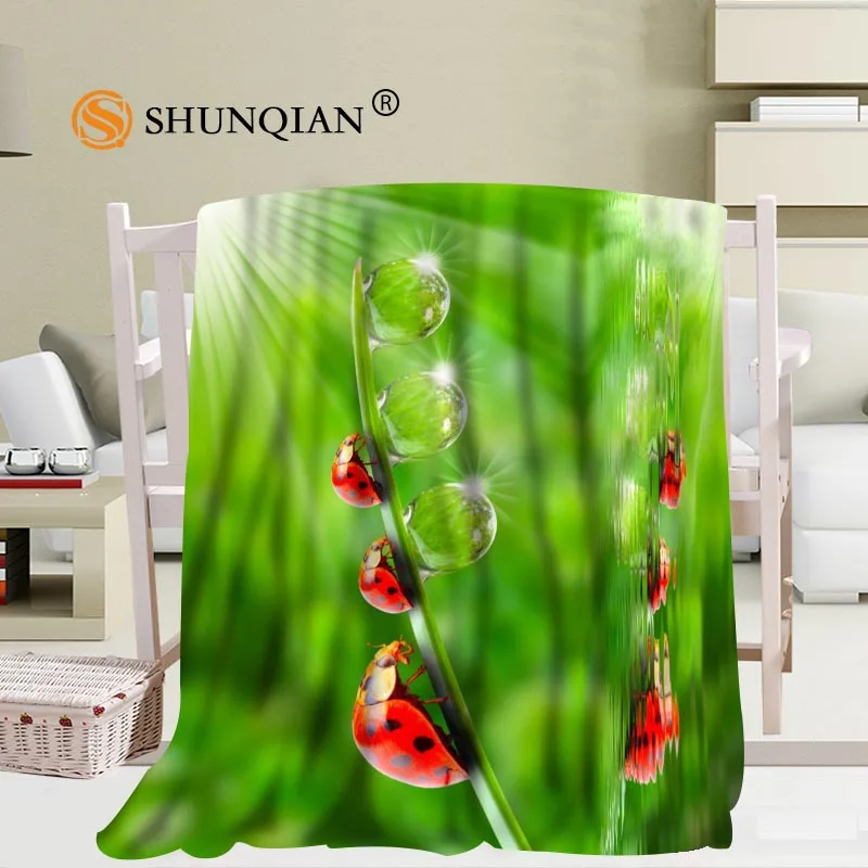 Мягкое одеяло божья коровка размер 56x80 дюймов 50x60 40x50 дюймов|soft fleece|blanket softblanket fleece |