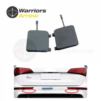 

8R0807449 8R0807450 For AUDI Q5 2009 2010 2011 2012 2013 Pair RH+LH Primed Random Color Rear Bumper Tow Hook Eye Cover Cap
