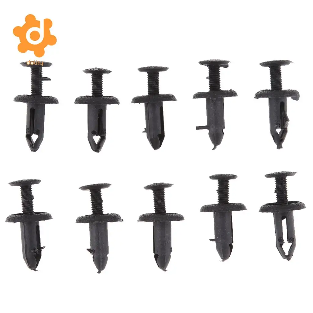 dolity 10Pcs Windscreen Cowl Panel Plastic Trim Fastener Clips for Motorcycle