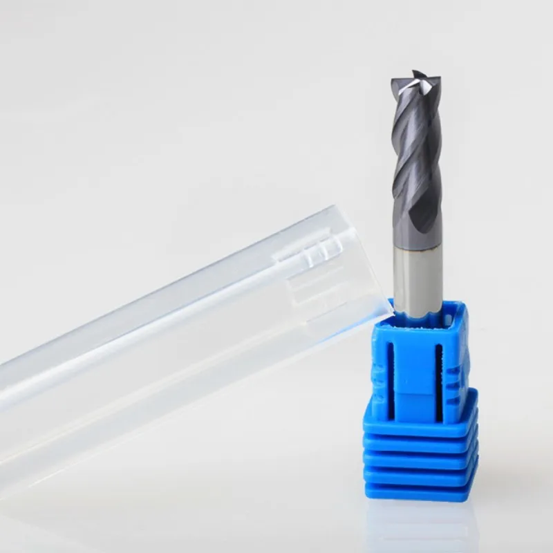 High quality 1PC 2 flutes flat end milling cutter R2*6L1*50L*4D flat