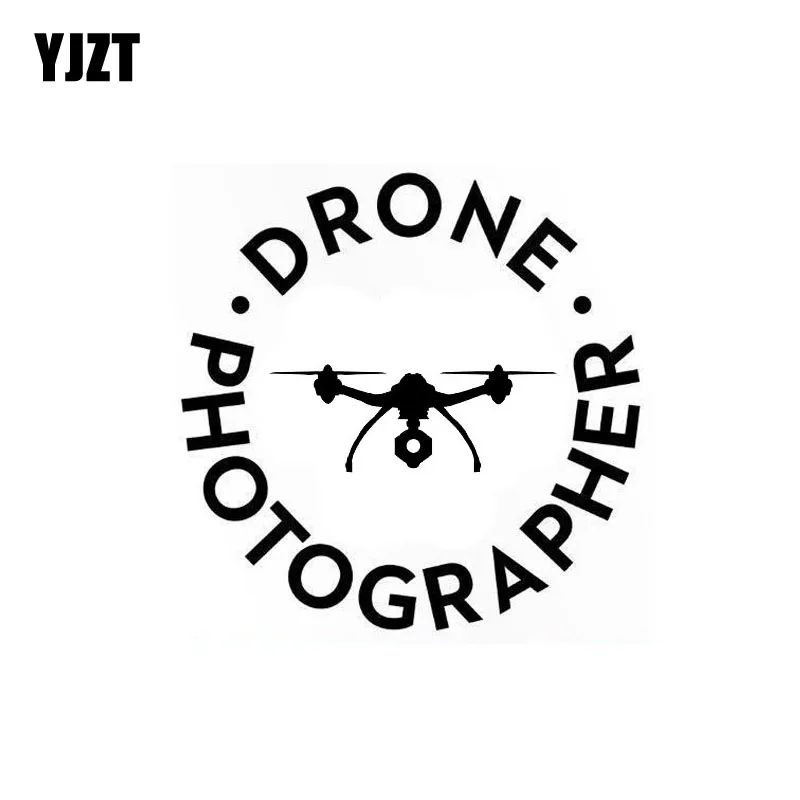 YJZT 13 2 см * Дрон фотограф забавные виниловые наклейки в виде Фотообоев c