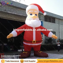 Большое ремесло 5 м надувная Рождественская модель Санта-Клауса с воздушным наполнением большой шар Санта-Клауса реклама индивидуальное украшение в магазине