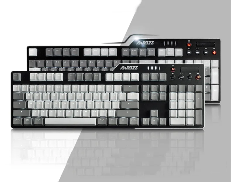 Ajazz AK33i USB Проводная панк машинка мультимедиа макро программирование