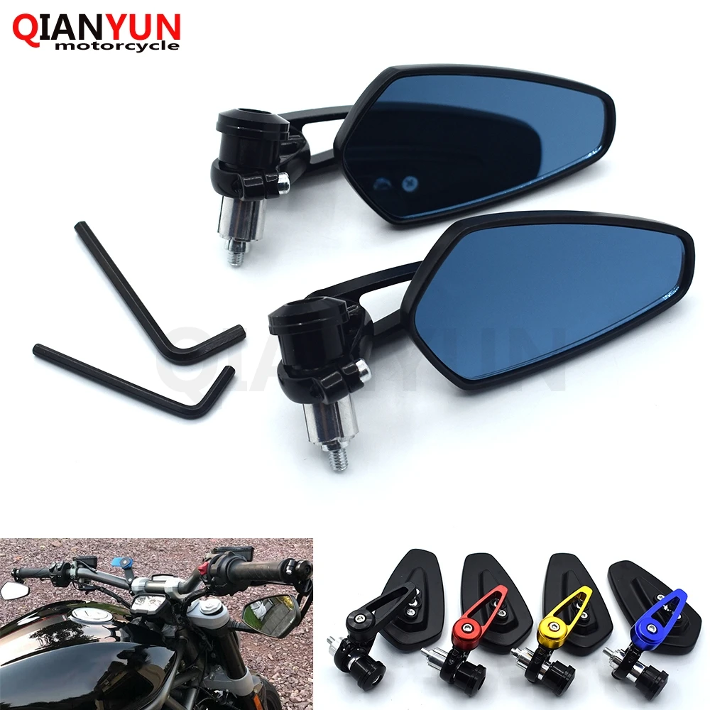 

Universal 7/8" 22mm CNC Aluminum Motorcycle Rearview Mirror Side Mirror For Honda CBR250 VT250 Hornet250 Jade250 CB400 CBR400
