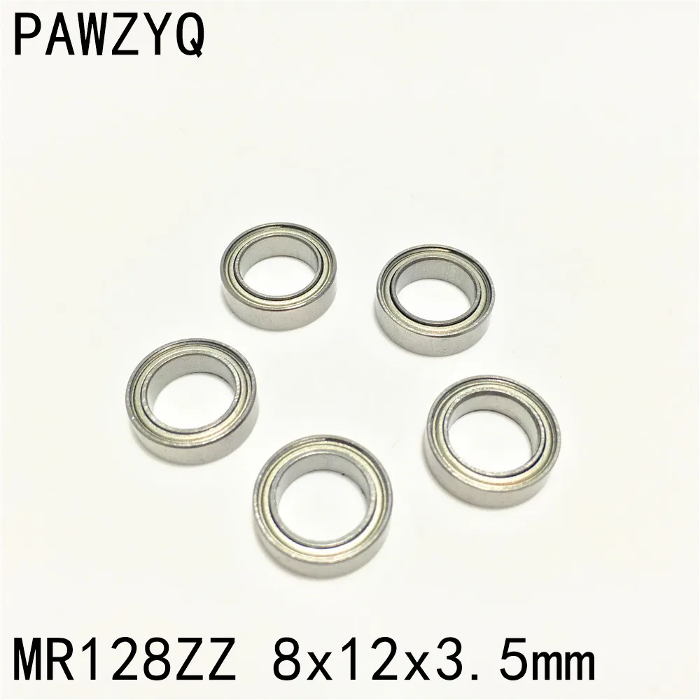 

100pcs MR128ZZ MR128 2Z 8x12x3.5mm Deep Groove Ball Bearing Metal Shielded Miniature Model Bearings