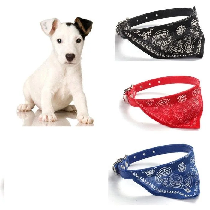 

Adjustable Pet Dog Cat Puppies Collars Scarf Neckerchief Necklace Triangles Top Quality Decoration Collar