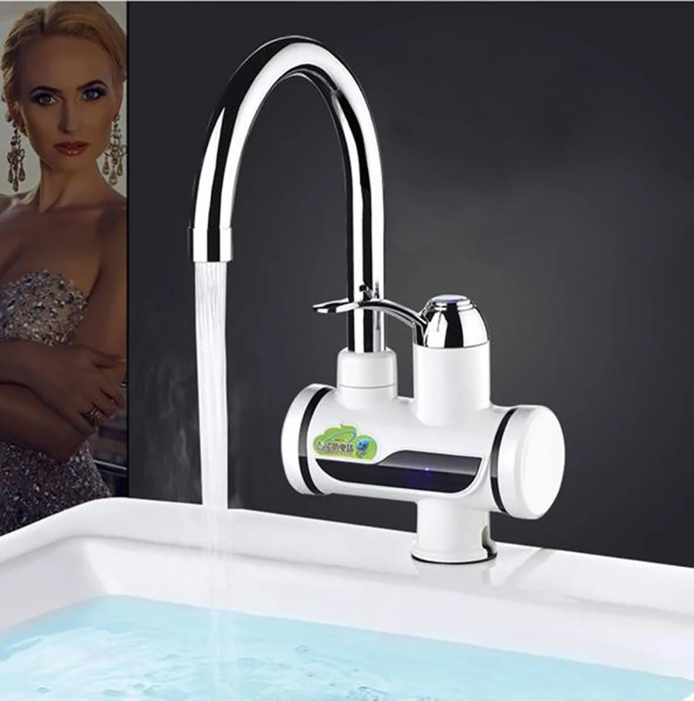 Электрический водонагреватель 3 сек без резервуара 220 В/3000 Вт|heater faucet|tankless