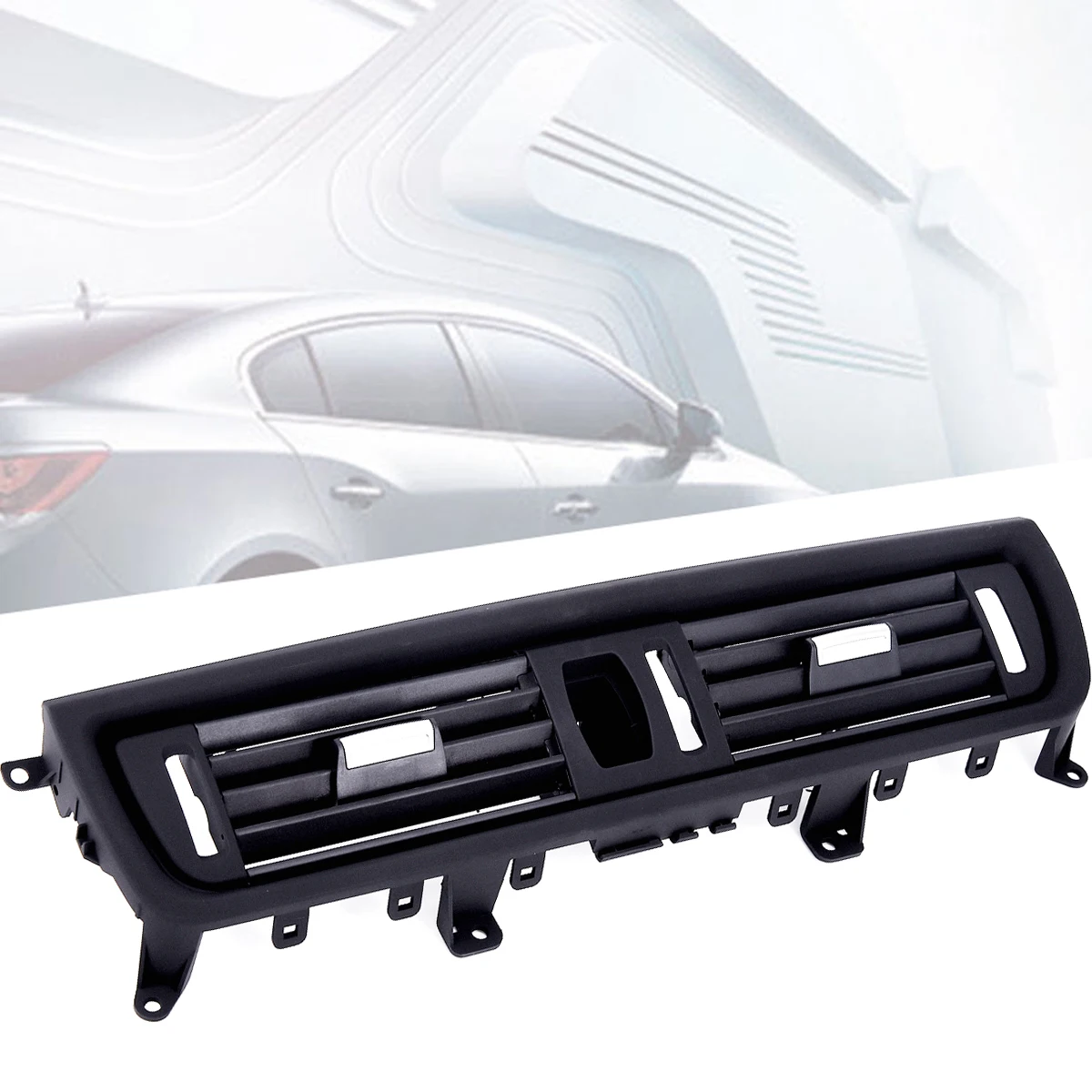 Для BMW 520 523 525 528 535 F10 F18 воздуховыпускное отверстие вентиляционная решетка свежего воздуха автомобиля Цвет: черный; популярная модель прочный