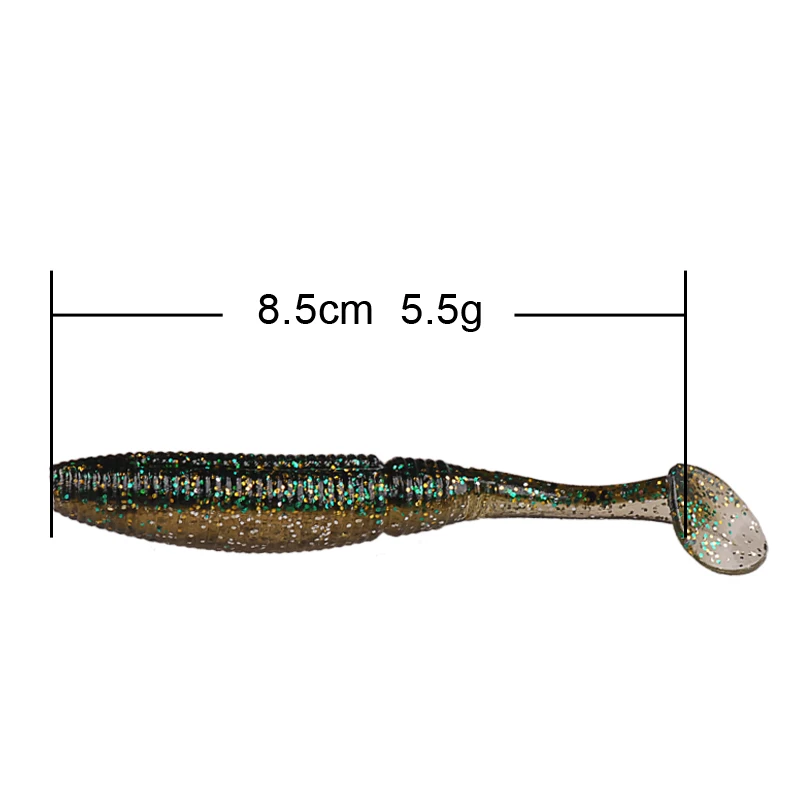 NOEBY, Мягкая приманка, 6 шт., 75 мм/4 г, 85 мм/5,5 г, рыболовные приманки, Isca, искусственная плавающая приманка, Leurre, Souple, силиконовая приманка для рыбалки, воблеры