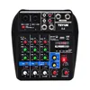 A4 Sound Mixing Console Bluetooth USB Record Computer Playback 48V Phantom Power Delay Repaeat Effect 4 Channels USB Audio Mixer ► Photo 1/6