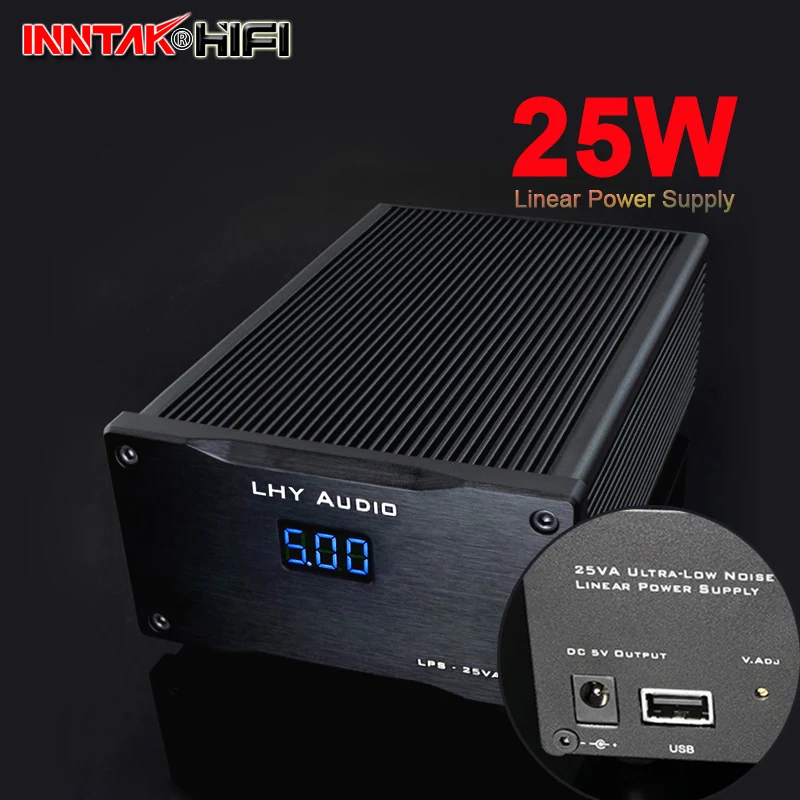 

2016 Newest 25VA DC5V 3.5A Loe noise Linear Power supply with USB port for CM6631 XMOS DAC HIFI, (230v & 115VA)
