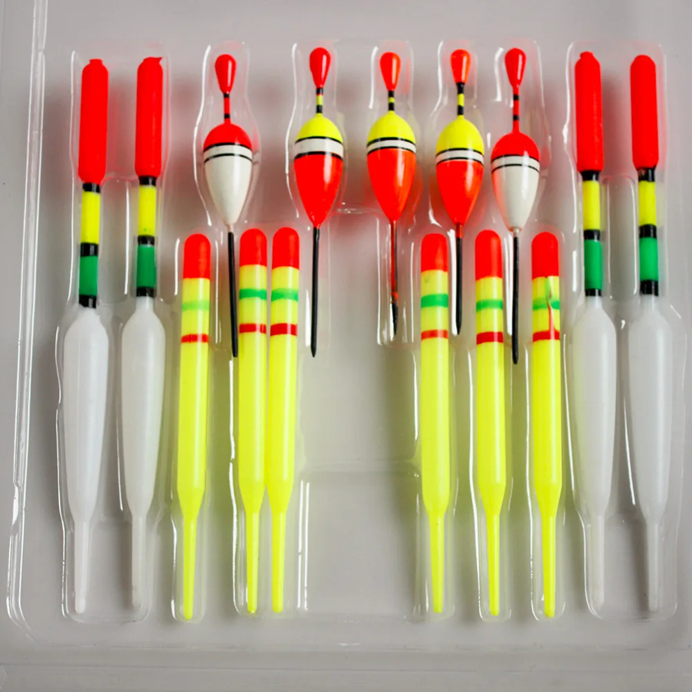 

15 x Fishing Lure Floats Bobbers Slip Drift Tube Indicator Assorted Sizes free shipping