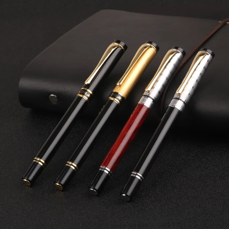 High Quality Rollerball Pen Gold clip Fine Point 0.5mm Black Ink