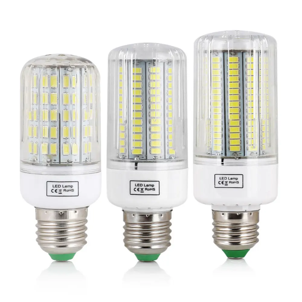 Светодиодная лампа Кукуруза E27 SMD 5730 7 Вт 12 15 20 25 30 45 для украшения дома Люстра