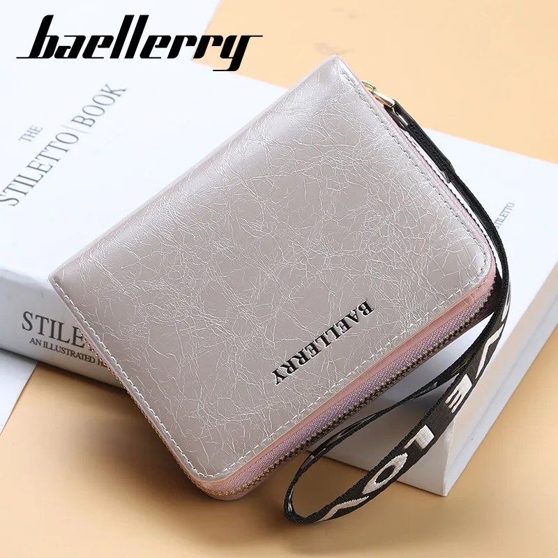 High Quality Pu Leather Women Wallets Retro Credit Card Wallet Ladies