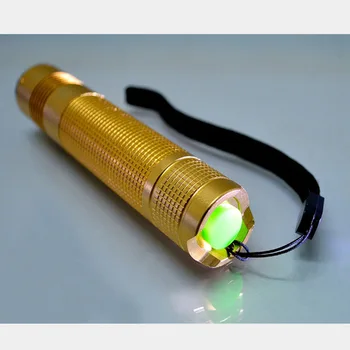 

Mini LED Torch Waterproof LED light golden color Flashlight mini Torch fluorescent Light 4 Modes 18650 Battery Christmas gift