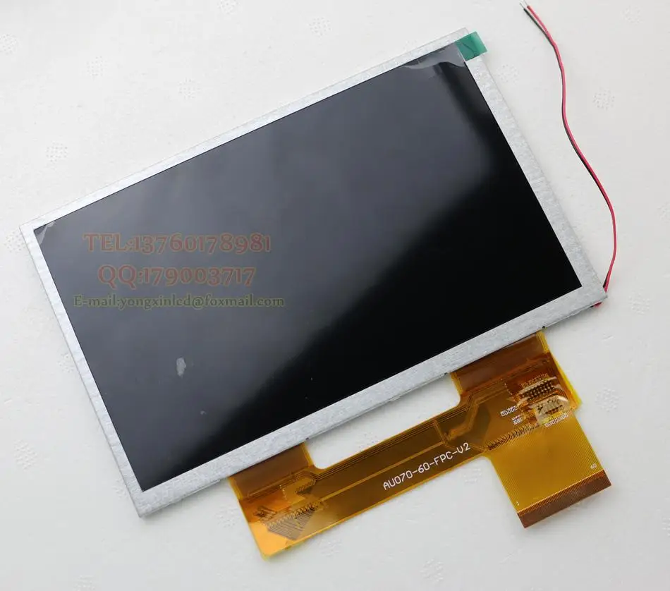 Натуральная AU070-60-FPC-V2 V1/V3 7 дюймов Tablet PC ЖК-экран в экране