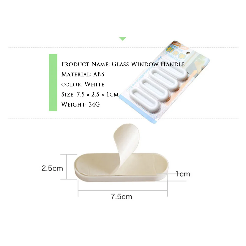 4 упаковки в японском стиле, вспомогательная ручка для дверей и окон, вспомогательная ручка для детских дверей и окон