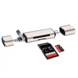 3in1 OTG Micro Тип USB-C Интерфейс TF SD Card Reader для MacBook Retina 12 Pro 13 15 телефон планшеты card reader