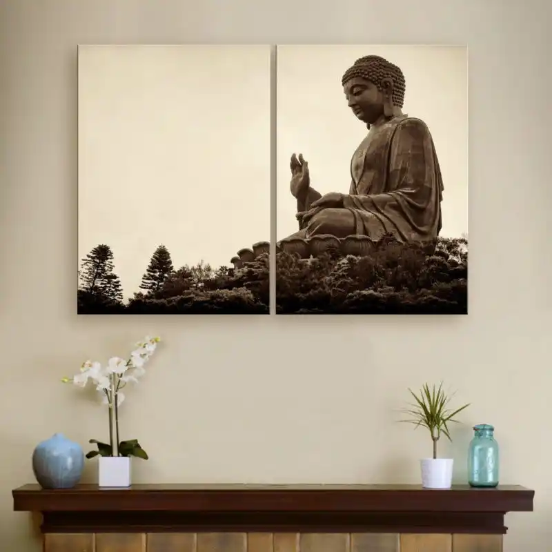 Impresion En Hd Arte De Pared Cultura Religiosa Pintura De Buda