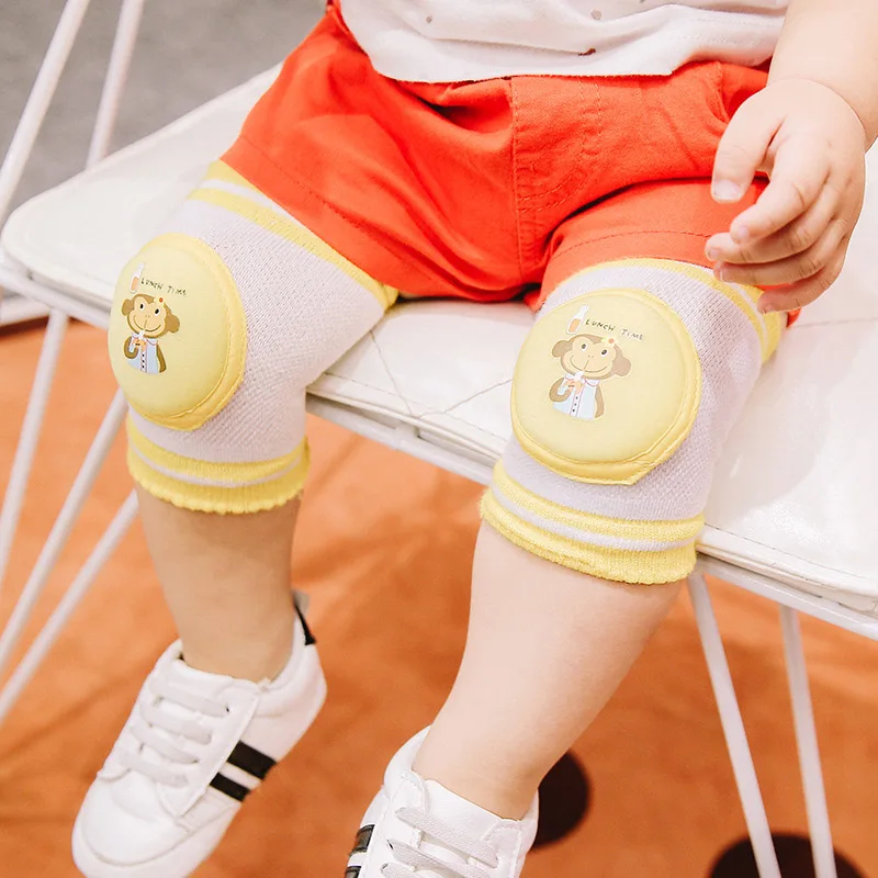 

Cotton Multi-functional Kids Knee Caps Cartoon Baby Knee Pads Anti Slip Mesh Cushion Crawling Protector For Children Leg Warmer