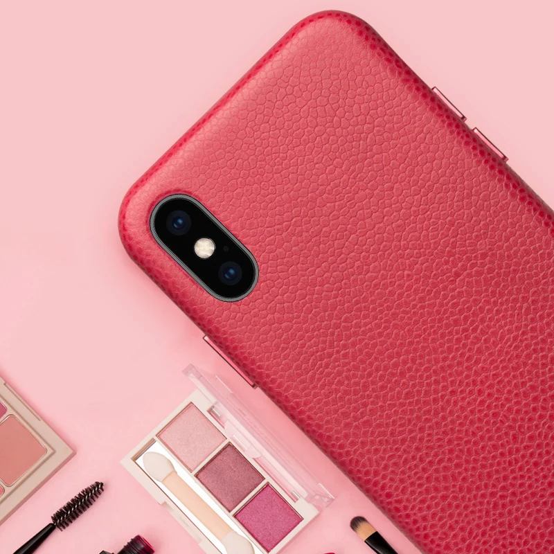 Чехол для телефона из натуральной кожи iPhone XS XR Max роскошный модный Ультратонкий