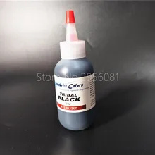 5 шт. набор чернил для тату Перманентный макияж Пигмент 60 мл(2 унции) татуировки боди-арт набор краски татуировки Поставки племенные черные цвета