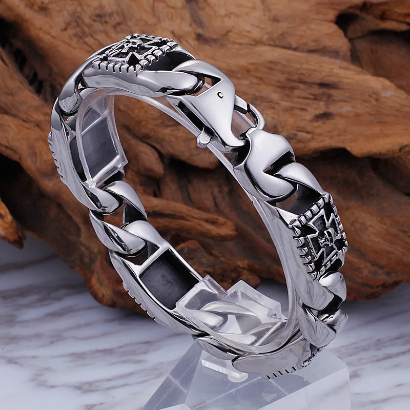 Мужской браслет скелет с черепом из нержавеющей стали 316L|men bracelet|bracelet menskeleton bracelet |