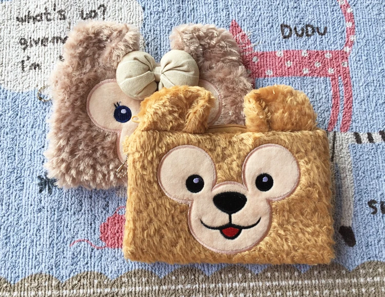 Duffy& Шелли Мэй плюшевый Мультяшные милые игрушки плюшевая ручка сумка/сумка для макияжа/карманные подарки для детей любовь/подарок «Медведь» 13 см* 19 см