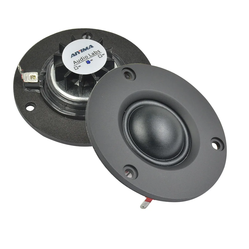 AIYIMA 1 шт. аудио твитер динамик 2 5 дюймов 15 Вт 6Ohm 25 Core шелковая пленка Hifi громкий s