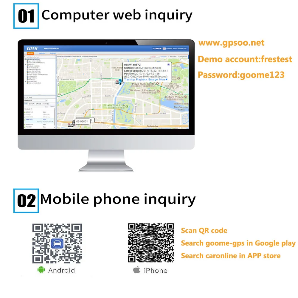 OBD GPS Tracker Mini Auto OBD Car GSM Vehicle Tracking Device Small Plug Play GPS Locator GOOME GM07W