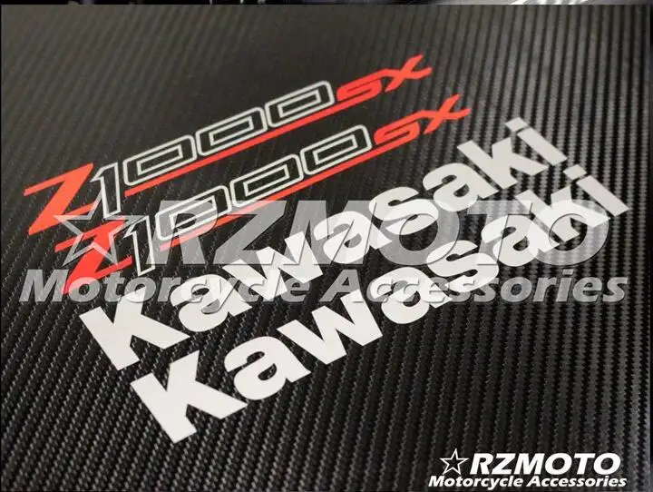 Наклейки на мотоцикл обтекатель логотип Z1000SX 2011- Ace kits № 00172