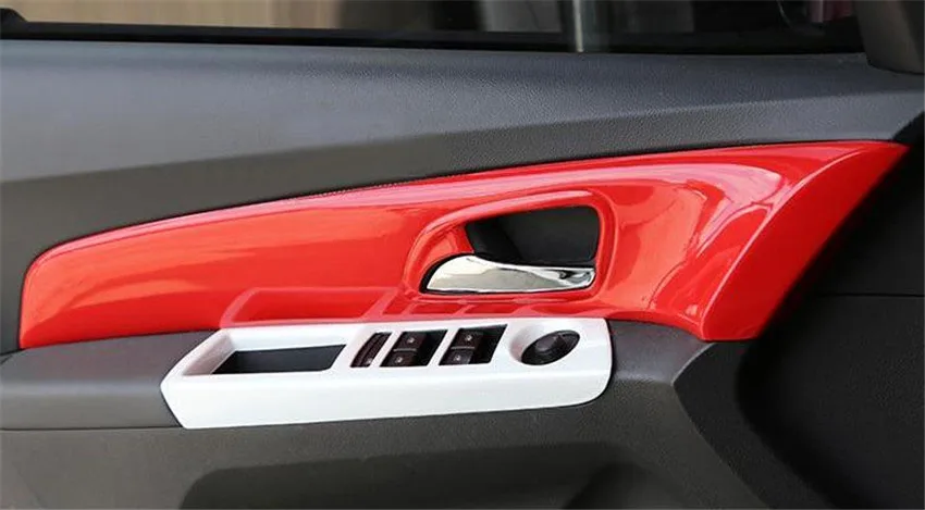 7 шт./лот ABS углеродного волокна зерна или деревянные зерна внутренние инструменты для дверцы украшения крышки для 2009-2013 Chevrolet Chevy Cruze