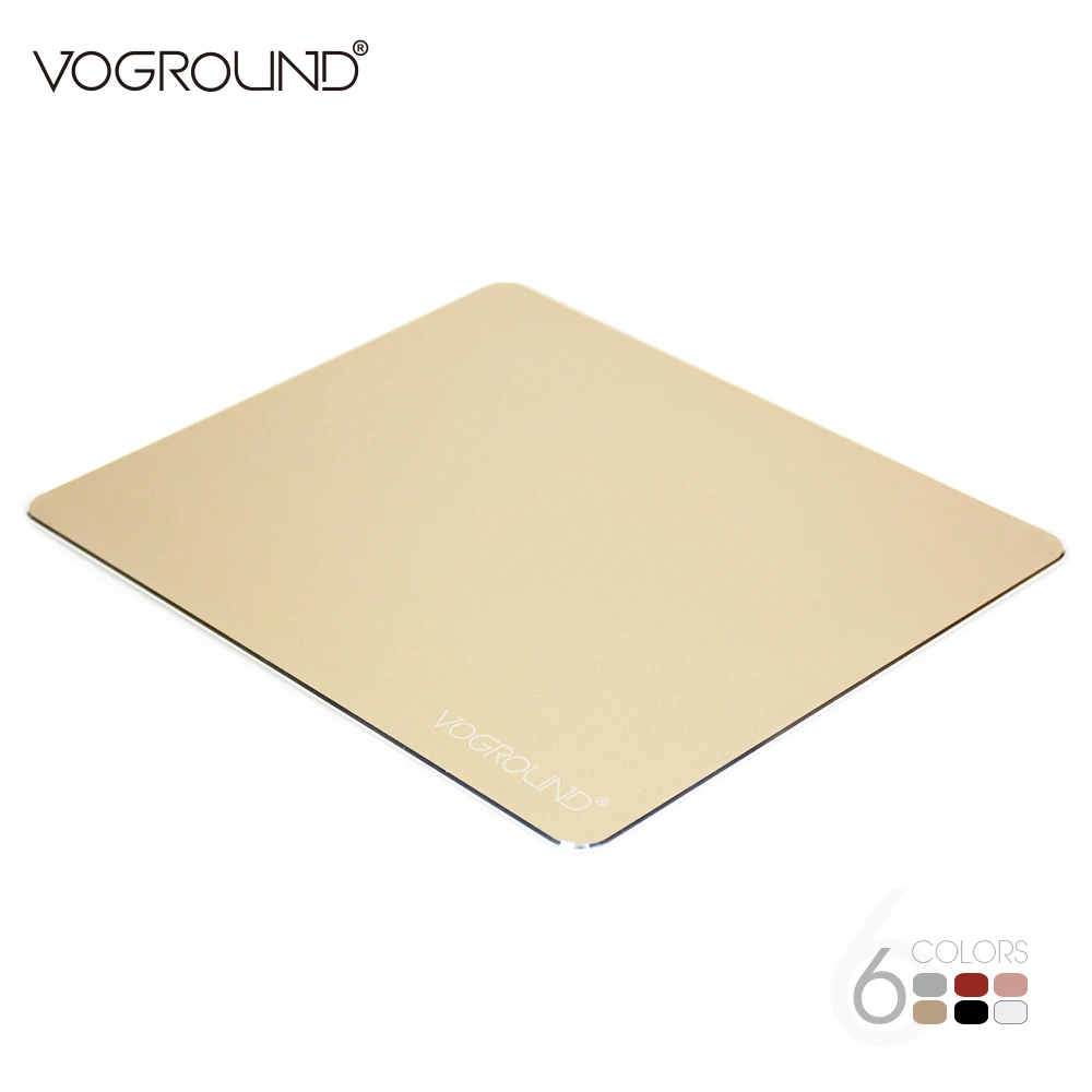 

VOGROUND Aluminum Alloy Pad with Non-Slip Mouse Pad Anti Slip Mat Mouse Creative Metal Gaming Mousepad For LOL