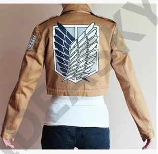 Атака на Титанов shingeki no kyojin ackerman Косплей titan s levi eren mikasa scarf clothe Косплей Костюм Энни куртка пальто аниме