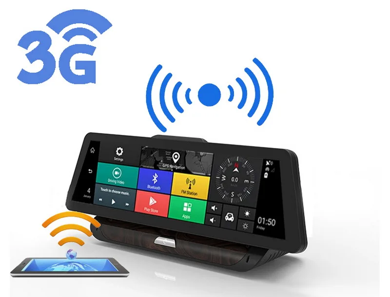 Android 5,1 центральная консоль gps навигация 4G HD Автомобильный рекордер Bluetooth wifi 10 дюймов ADAS