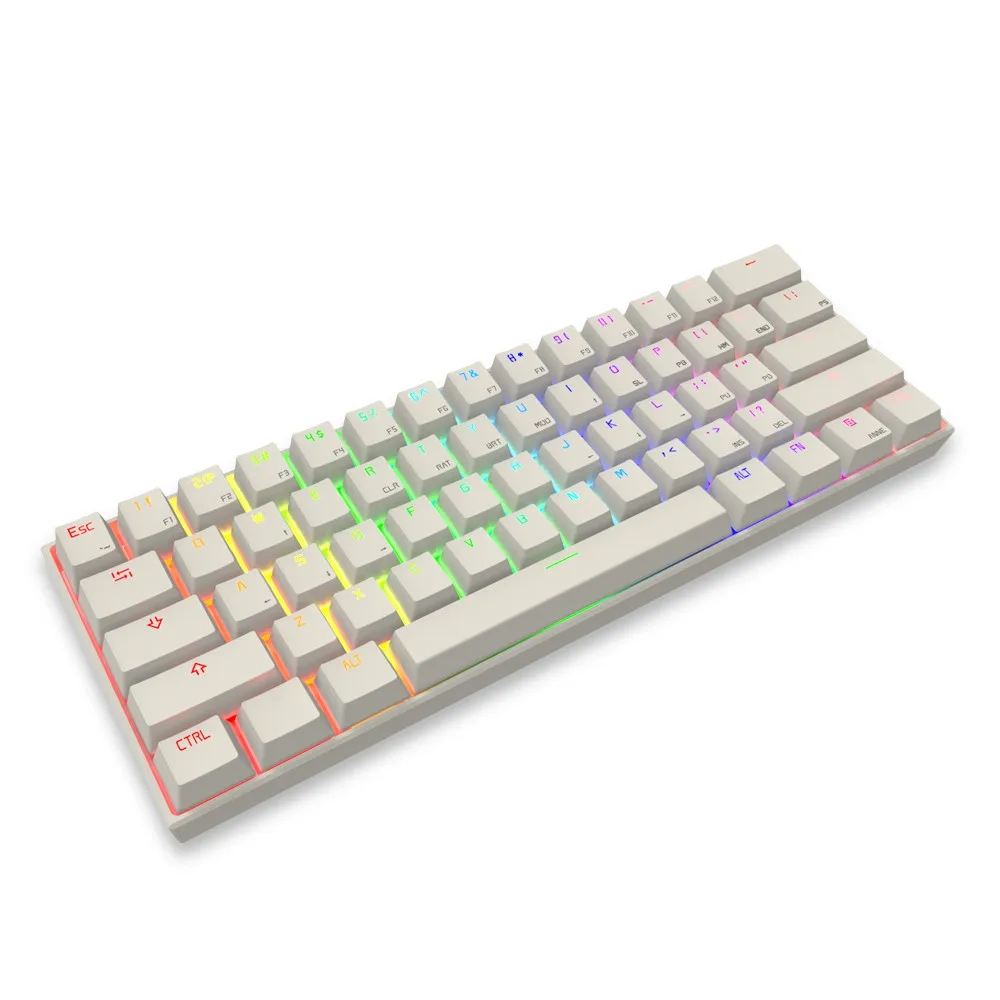Оригинальный obins Anne Pro Беспроводной Bluetooth механическая клавиатура с RGB подсветкой