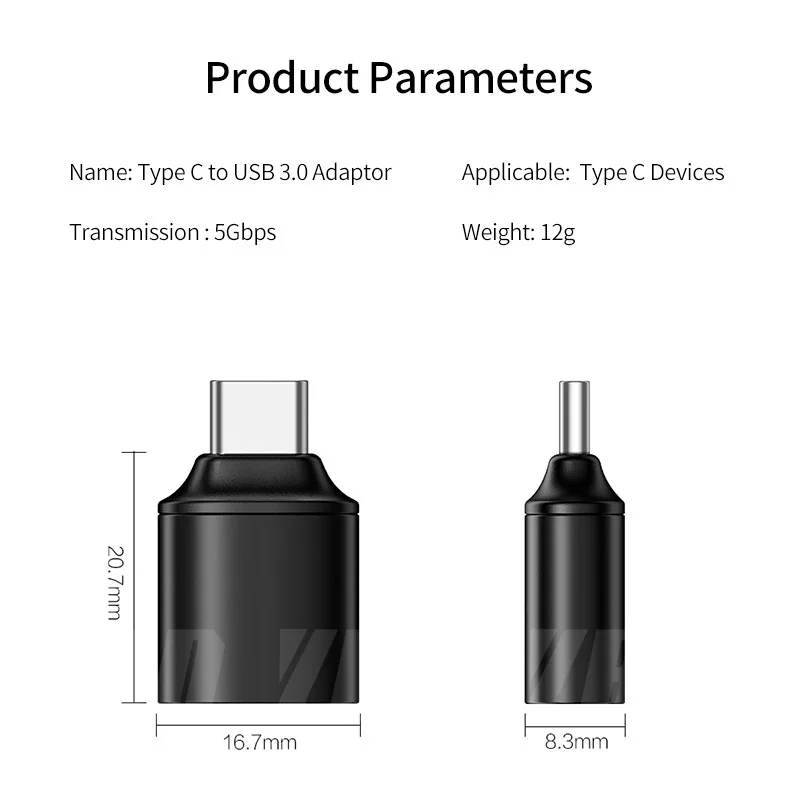 YBD адаптер USB type C 3,0-USB 3,0 адаптер OTG type C кабель для Macbook pro Air type C OTG для samsung huawei Xiaomi Redmi