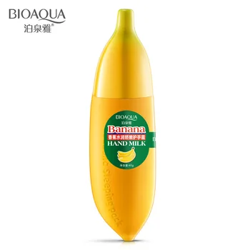 

BIOAQUA Banana Moisturzing Hand Cream Hydrating Exfoliate Whitening Nourishing Exfoliating Skin Care Korean Hand Cream 40g