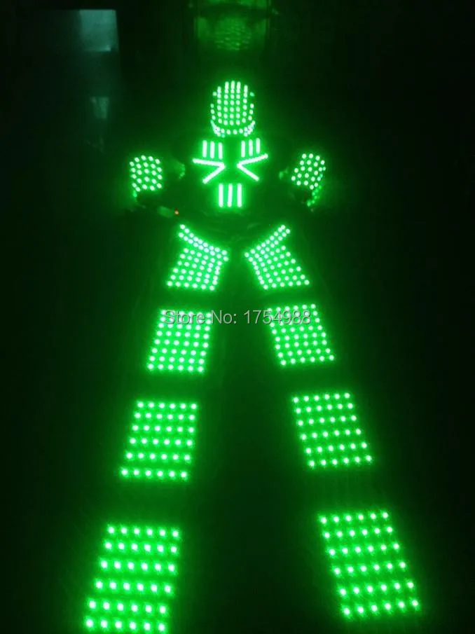 

Event led Party Supplies led robot light up suits rgb glowing Light up robot stage performance led robot