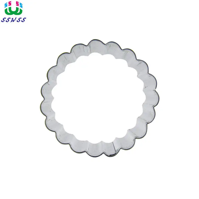 

4.8 CM Wave Circle Shaped Cake Cookie Biscuit Baking Molds,Mousse Cake Decorating Fondant Cutters Tools,Direct Selling